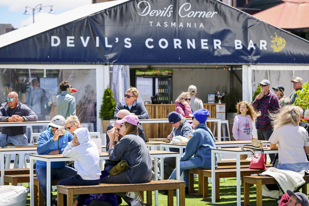 80th ROLEX Sydney Hobart Yacht Race - The Hobart Race Village.  Image: CYCA | Salty Dingo