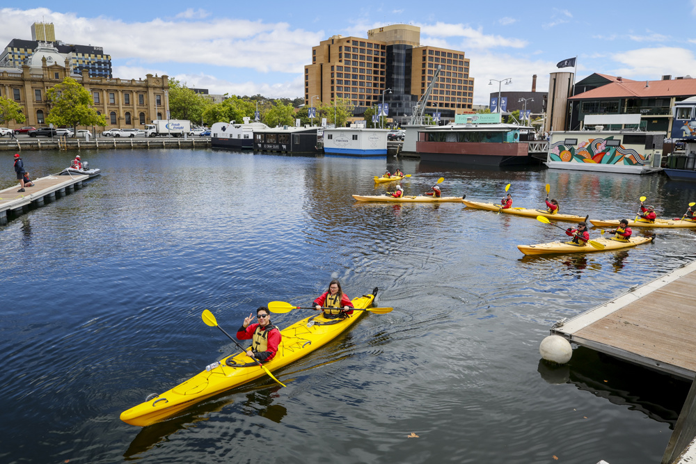 80th ROLEX Sydney Hobart Yacht Race - The Hobart Race Village.  Image: CYCA | Salty Dingo