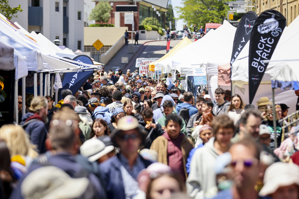 80th ROLEX Sydney Hobart Yacht Race - The Hobart Race Village.  Image: CYCA | Salty Dingo