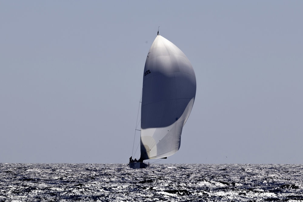 Rounding Tasman Island 

ARAGON, Sail No: NED8313, Owner: Andries Verder, Skipper: Andries Verder/Josh Axler, Club: RMYC, NETHERLANDS, Design: Marten 72, LOA (m): 22.1, Year: 2006