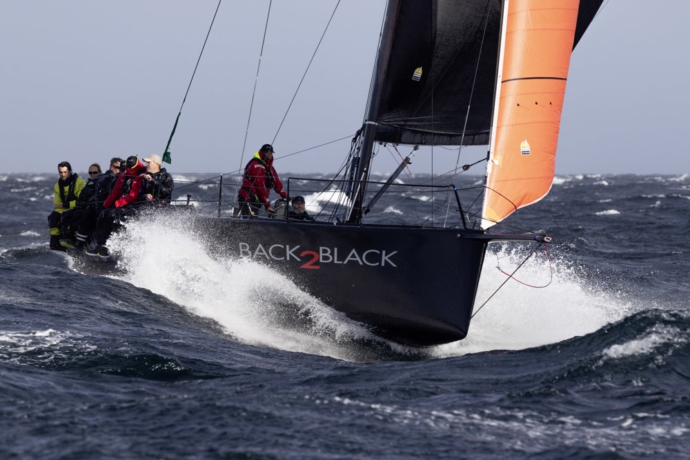 BACK 2 BLACK, Sail No: AUS1, Owner and Skipper: Sean Langman, Club: CYCA, NSW, Design: Reichel/Pugh GP42, LOA (m): 12.8, Year: 2007