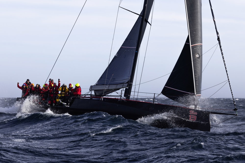 SCARLET RUNNER, Sail No: SM13, Owner and Skipper: Rob Date, Club: SYC, VIC, Design: Carkeek 43, LOA (m): 13.1, Year: 2022