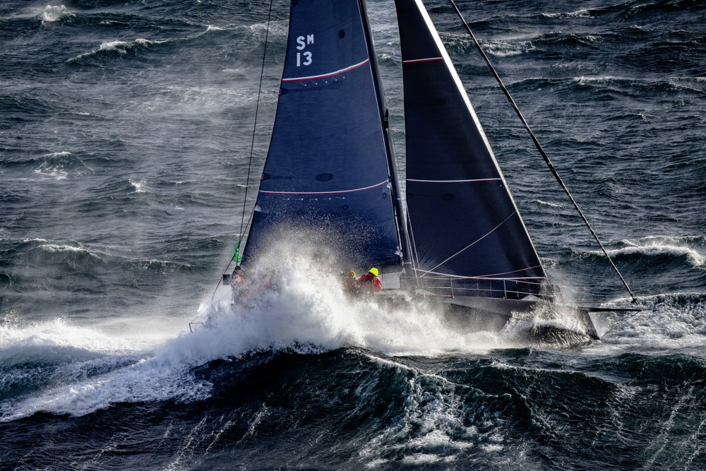 SCARLET RUNNER, Sail No: SM13, Owner and Skipper: Rob Date, Club: SYC, VIC, Design: Carkeek 43, LOA (m): 13.1, Year: 2022