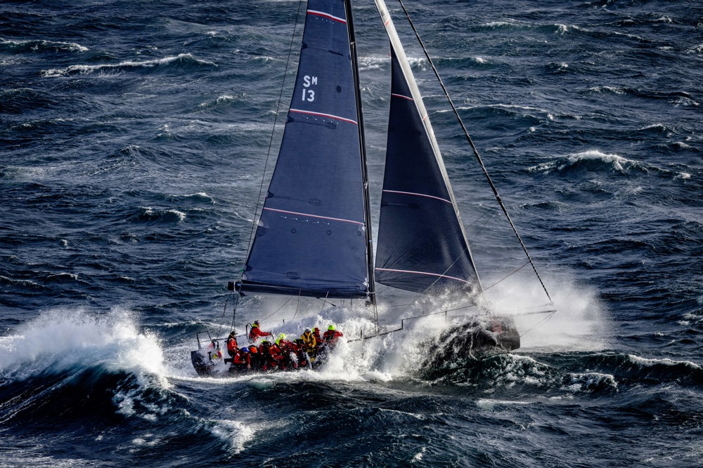 SCARLET RUNNER, Sail No: SM13, Owner and Skipper: Rob Date, Club: SYC, VIC, Design: Carkeek 43, LOA (m): 13.1, Year: 2022