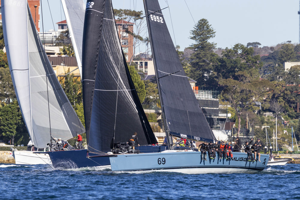 Noakes Sydney Gold Coast 2026 - Smuggler and Caol Ila fresh off the start line.    