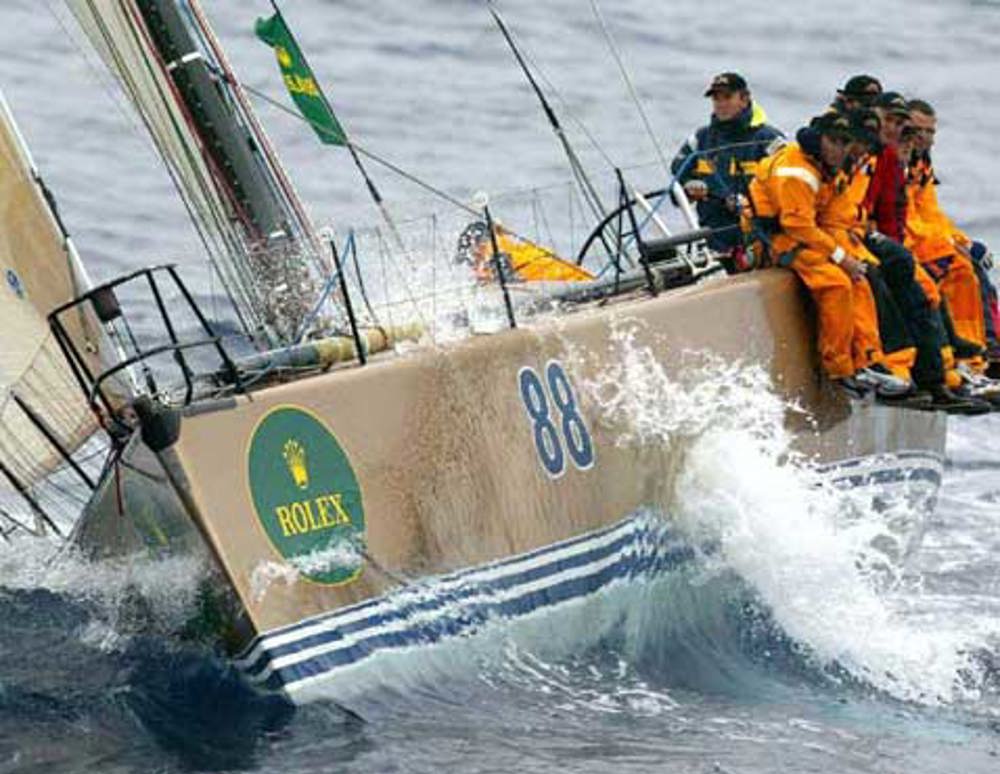 Champagne sailing on Maserati