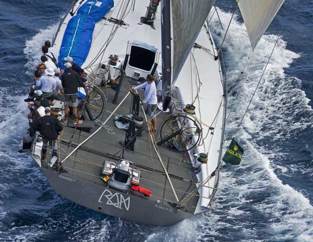 Niklas Zennstrom's JV72 RAN heading south to Hobart