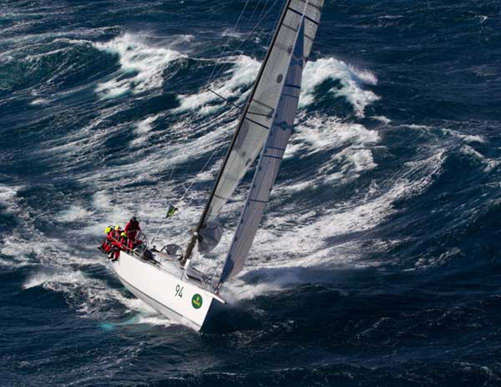 Chris Bull's Cookson 50 Jazz battling the wilds of Bass Strait