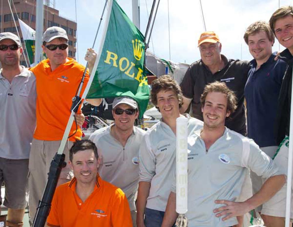 All family crew of Blunderbuss arrive safely in Hobart