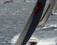 Wild Oats XI is the first boat out of the Heads