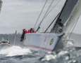 Wild Oats XI cleared the head in approximately six minutes