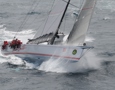 Wild Oats XI managing the swell