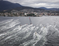 Wild Oats XI about to take the line honours win