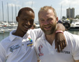 Masibulele Liyaba first black South African to compete in the Rolex Sydney Hobart with fellow Clipper sailor Ollie Phillips