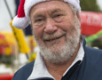 Santa visiting the Cruising Yacht Club Australia docks - Sir Robin Knox-Johnston, CV10