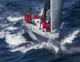 Wild Oats XI powering to the finish line