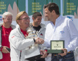 Prizegiving Ceremony in Hobart - Overall Winner, Darryl Hodgkinson with Patrick Boutellier, Rolex Australia