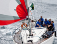 Jacques Pelletier X-43 L'ange de Milon well on the way to Hobart on Day 1