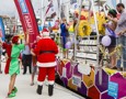 Santa visiting the Cruising Yacht Club Australia docks