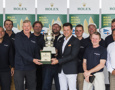 Prizegiving ceremony - Overall winner Paul Clitheroe (Owner of BALANCE) and Patrick Boutellier (Rolex Australia)