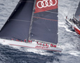 Wild Oats XI in front of LDV Comanche