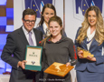 Prizegiving ceremony
Line Honours winner
Patrick Boutellier (Rolex Australia) and (LDV Comanche)