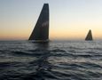 Wild Oats XI and Black Jack racing to the finish