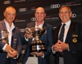 Ichi Ban is the 2021/22 Audi Centre Sydney Blue Water Pointscore champion. (L-R): Gordon Maguire, Matt Allen, Arthur Lane.
