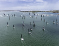 Start of the  2023 Rolex Sydney Hobart yacht race