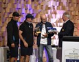 Alive, 1st Tasmanian yacht IRC (TasPorts Trophy), 1st IRC Division 0 (Rushcutter Trophy) and 1st IRC Overall (Geiorge Adams Tattersall Cup, RORC Plaque and Government of Tasmania Trophy) - presented to owner Philip Turner represesented by Skipper Duncan Hine and other crewmembers.