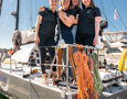 Some of the First Light crew after the prizegiving.    Image: CYCA | Ashley Dart