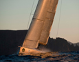 Niklas Zennstrom's RAN passing Cape Raoul early on the 4th day