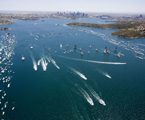 Start of the Rolex Sydney Hobart Yacht Race 2005