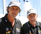 Father and son, Mike and Don Freebairn, owners of Ray White Koomooloo which has been abandoned, presumed sunk