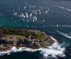 Another view of the fleet at South Head, Audi Sydney Gold Coast Yacht Race 2012