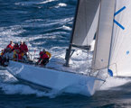 Loki starting to stretch her legs in the Audi Sydney Gold Coast Yacht Race 2012