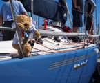 Dr Fredrick Bear, sailing on board Nips N Tux to raise money for Oncology Children's foundation