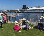 Family atmosphere at the Hobart Race Village