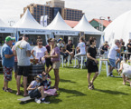Drink stall in the Hobart Race Village