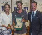 Her Excellency, the Governor of Tasmania, Professor Kate Warner, A.M. with Bradshaw Kellett, of Perpetual LOYAL and Joel Aschlimann of Rolex