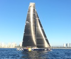 Black Jack finishing - 3 minutes and 31 seconds behind Wild Oats XI