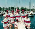 The crew of Allegro in the 1991 Kodak Sydney Hobart