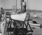 Independence on the slip being prepared for the 1949 race
