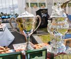 Rolex Sydney Hobart Yacht Race trophies and Rolex Yacht-Master timepieces for Overall Handicap winner and Line Honours winner
