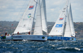 Clipper Round the World Race start the Rolex Sydney Hobart Yacht Race