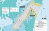 Exclusion Zone on Sydney Harbour for 2022 Rolex Sydney Hobart start
