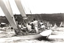 1966 Sydney Hobart Yacht Race Fidelis at the start