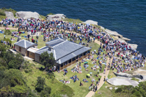 Spectators can watch the race from South or North Head in Sydney