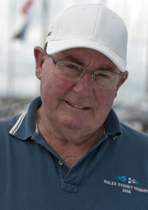 Tony Cable holds the record for the most number of Sydney Hobarts (53 in 2019)