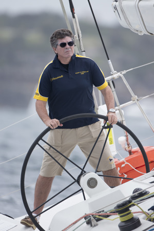 Jim Cooney at the helm of Brindabella